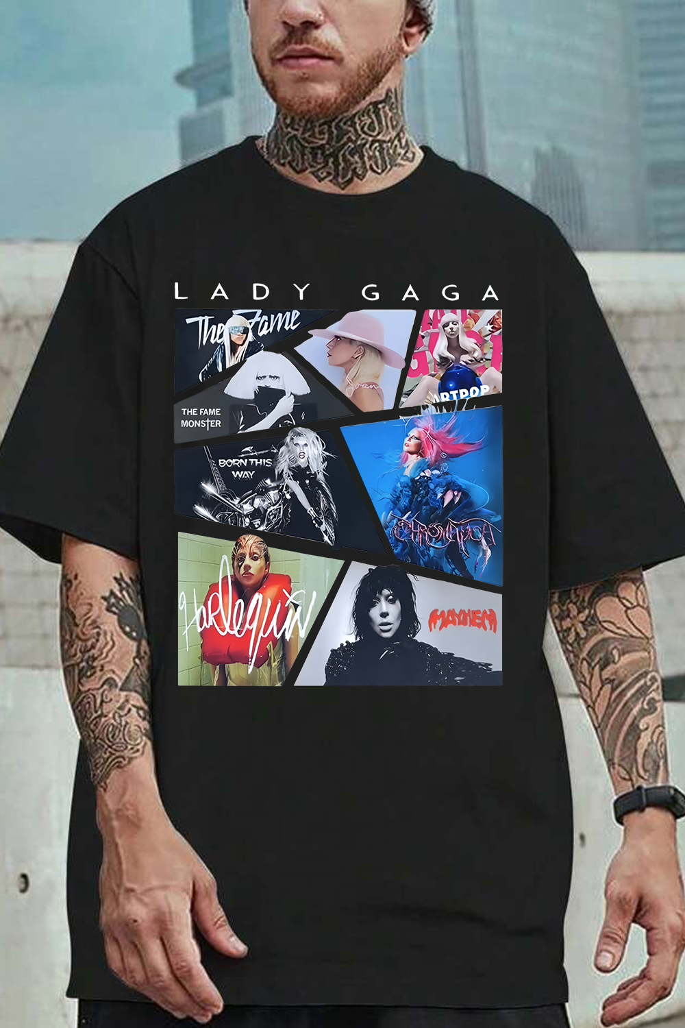 Lady Gaga Album Merch Tee For Men