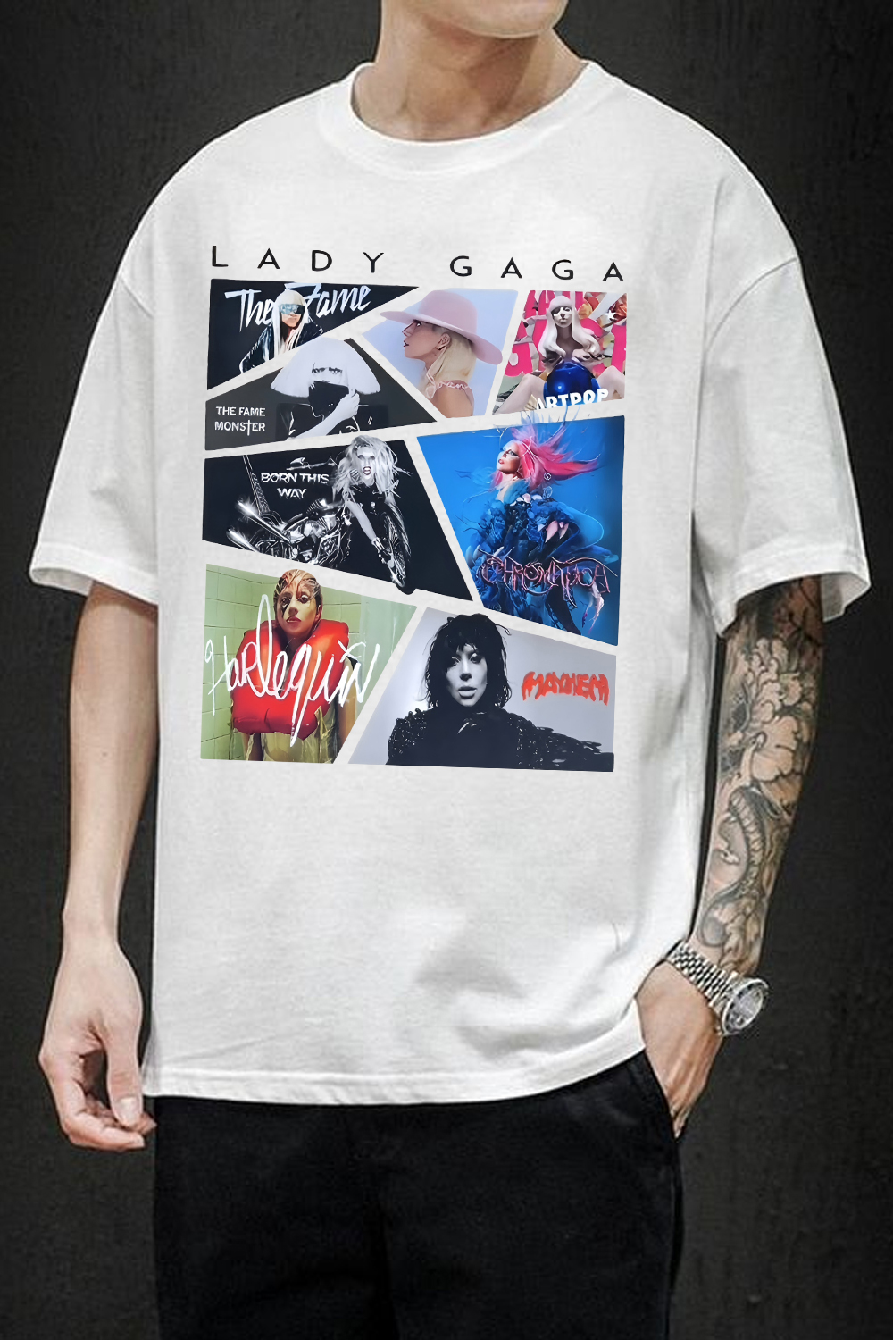 Lady Gaga Album Merch Tee For Men