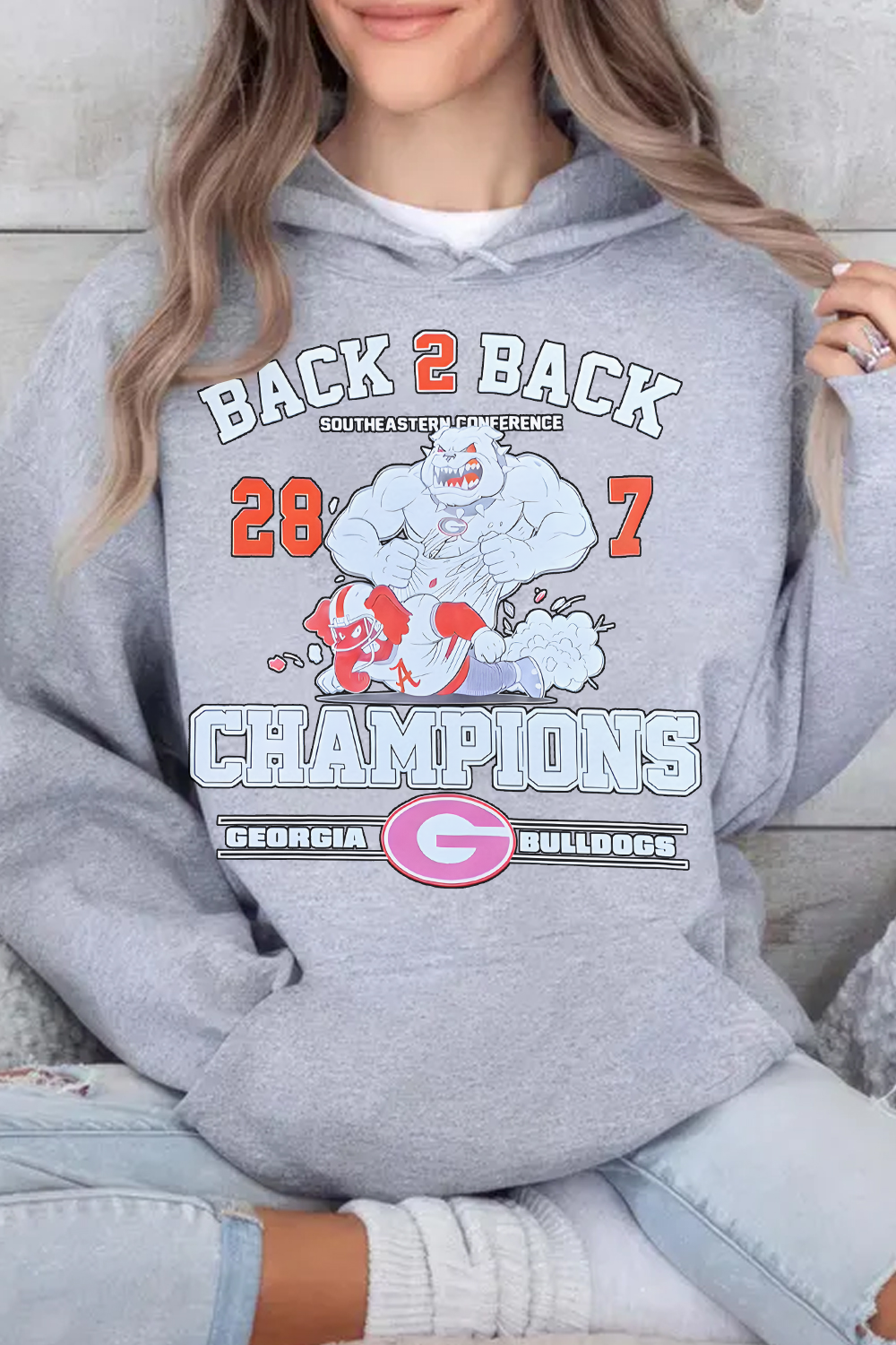 Back 2 Back SEC Champs Women Hoodie