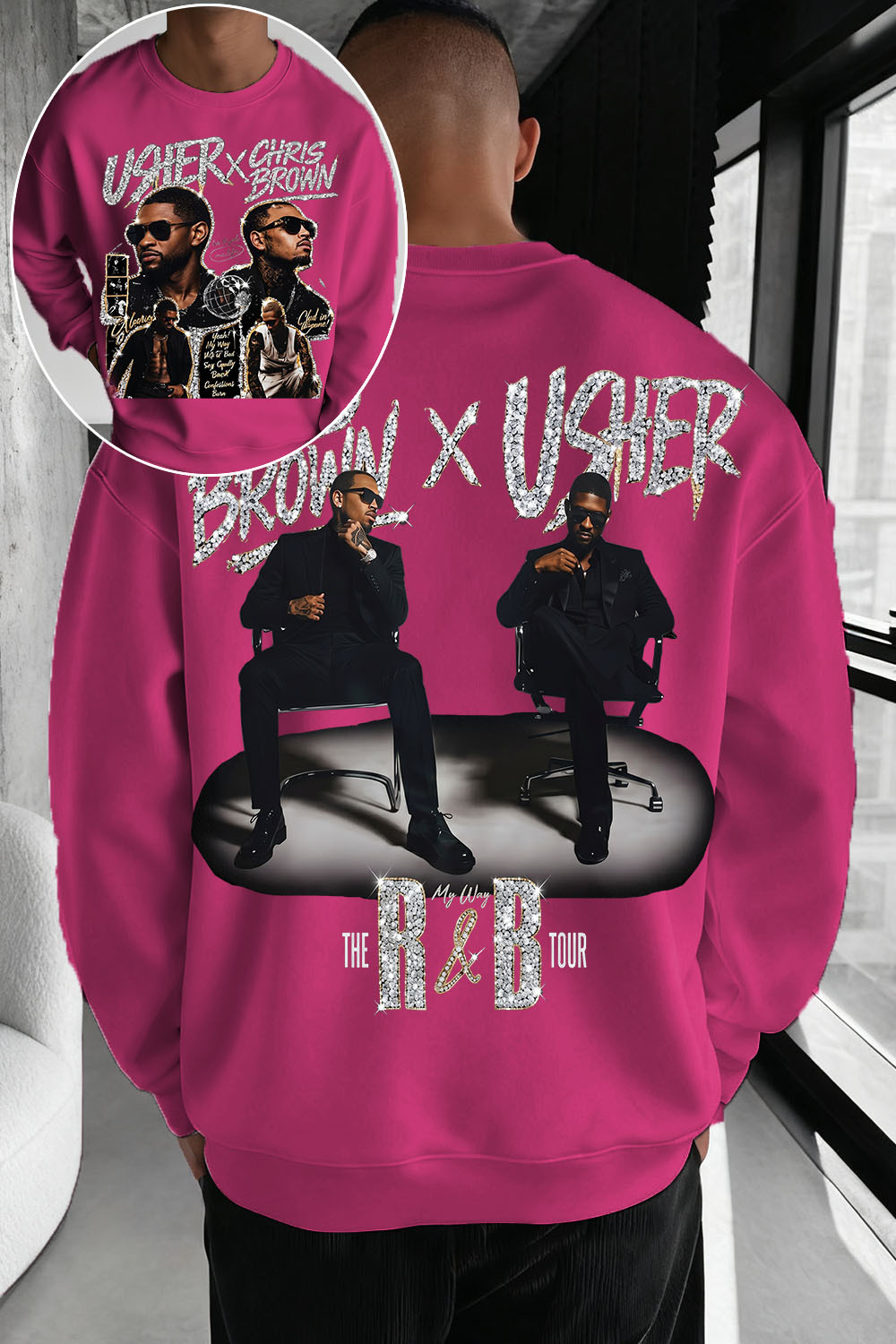 Chrisbrown & Usher Men Sweatshirt