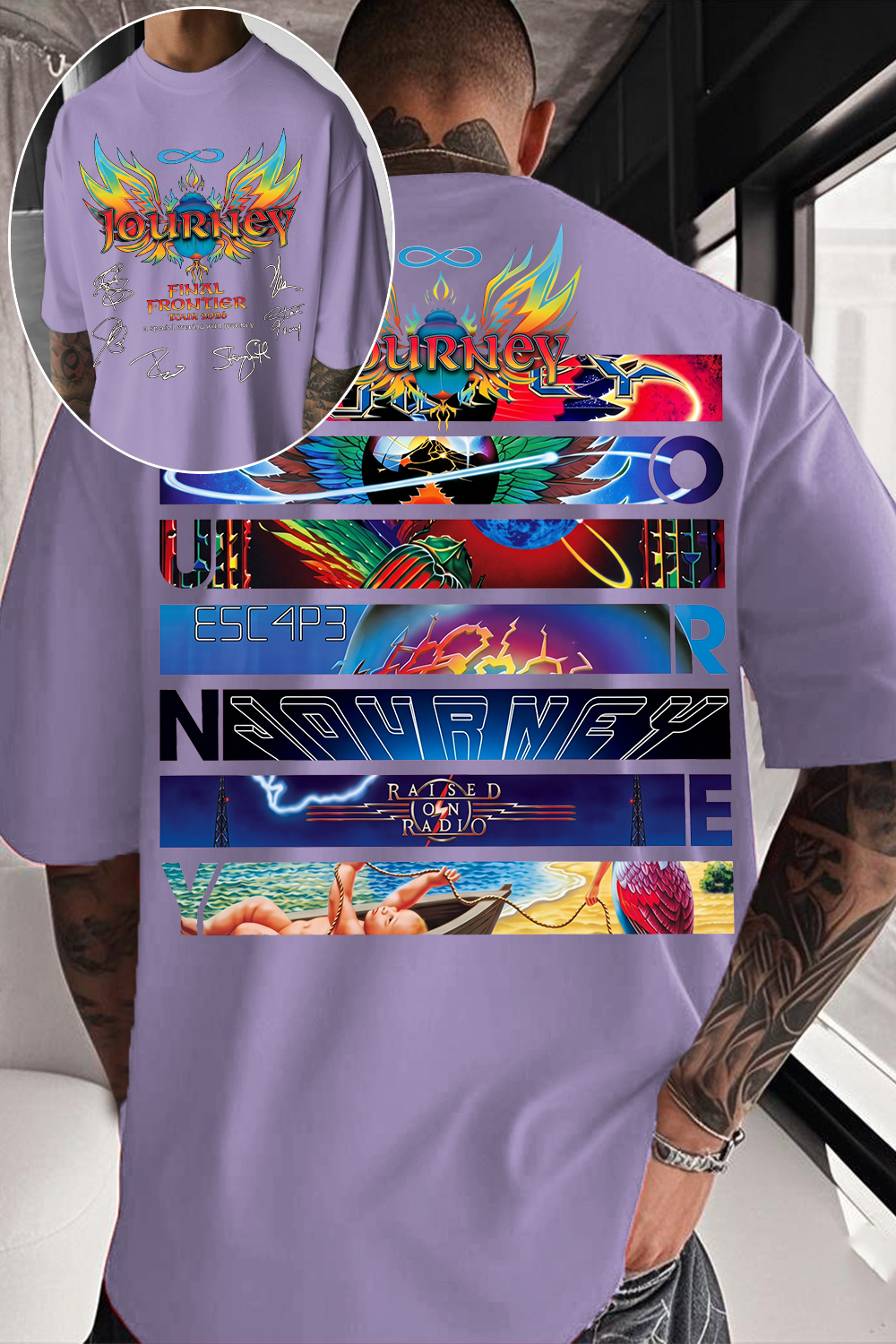 Journey Band Fan Tee