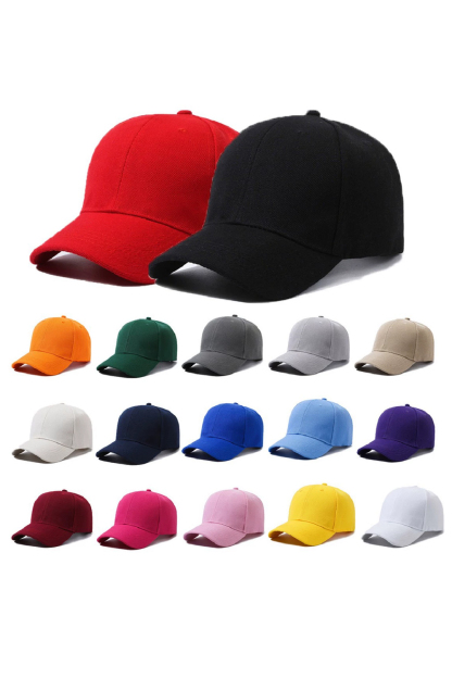Solid color baseball cap-unisex style