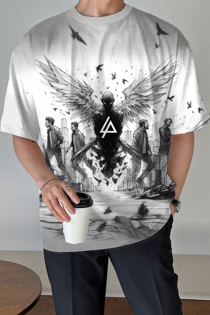 LP Men's Printed Crew Neck T-Shirt