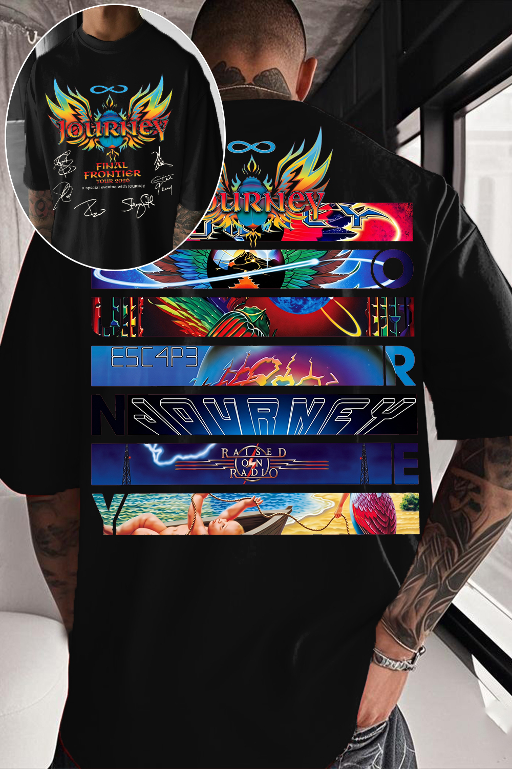Journey Band Fan Tee