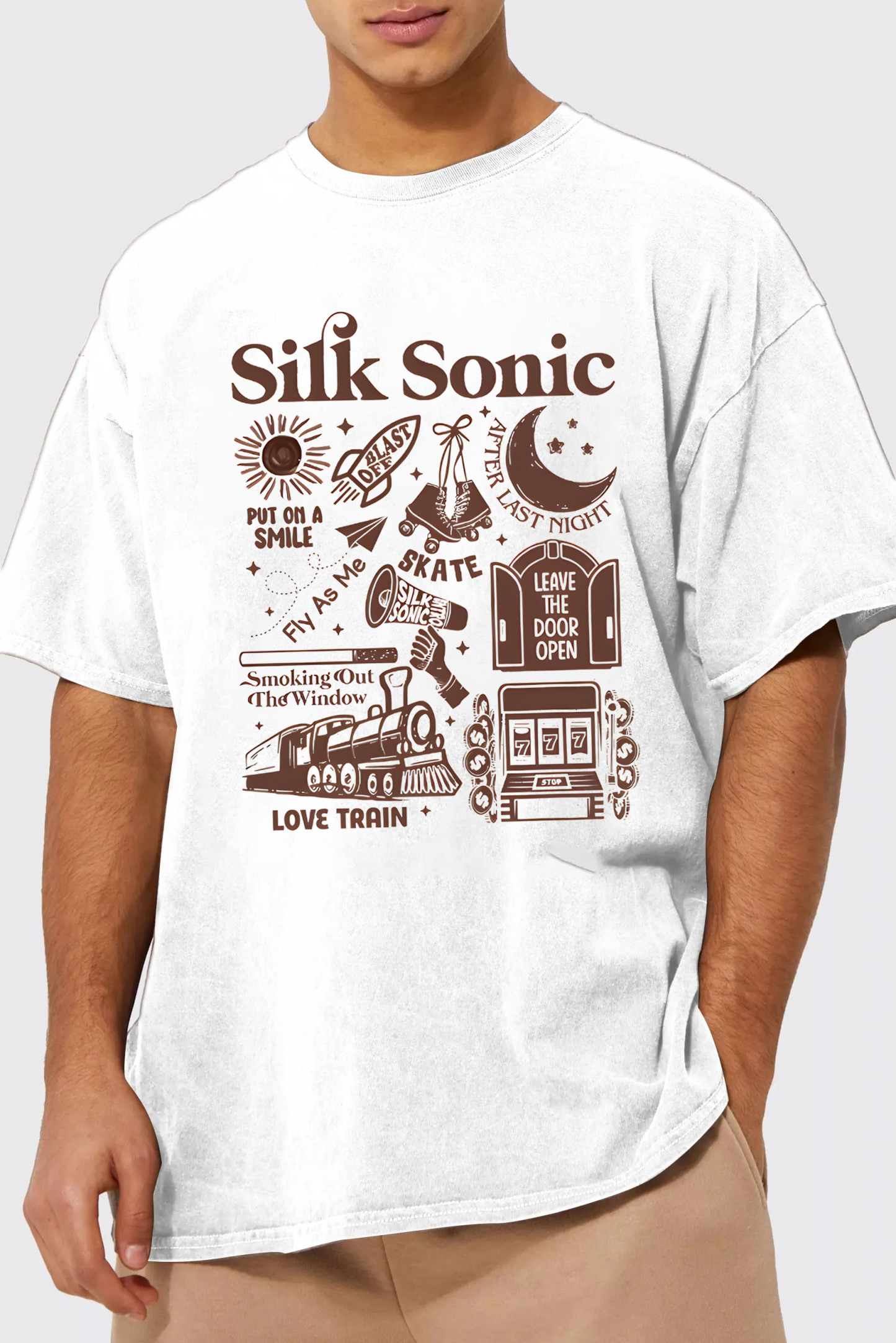 Bruno Mars An Evening with Silk Sonic Album Shirt-MEN