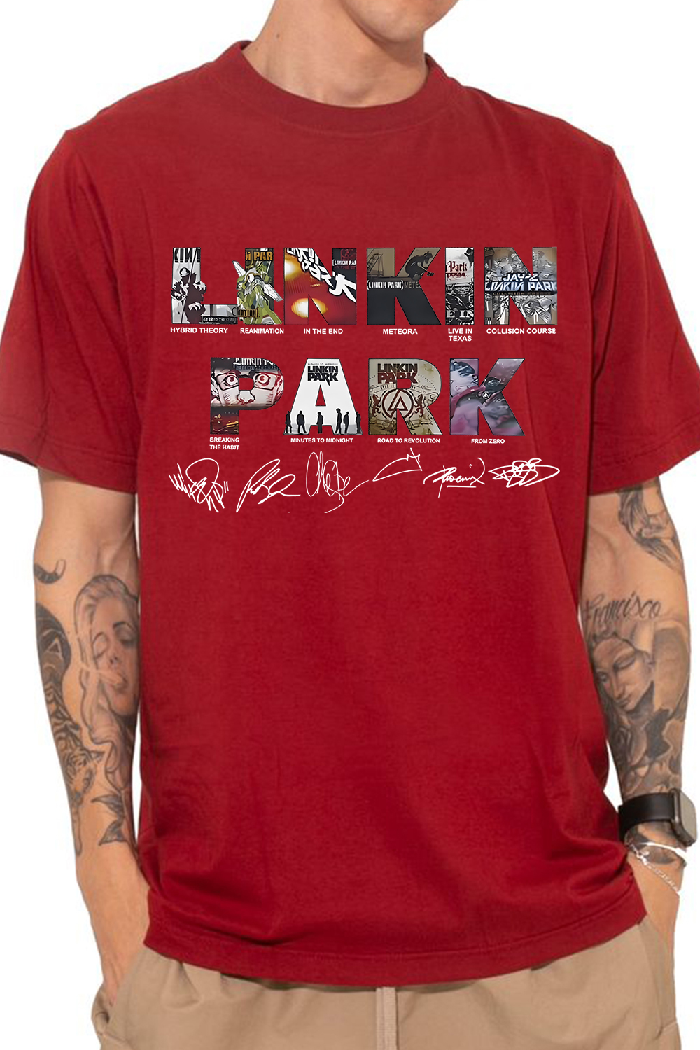 linkin Album Tee For Men