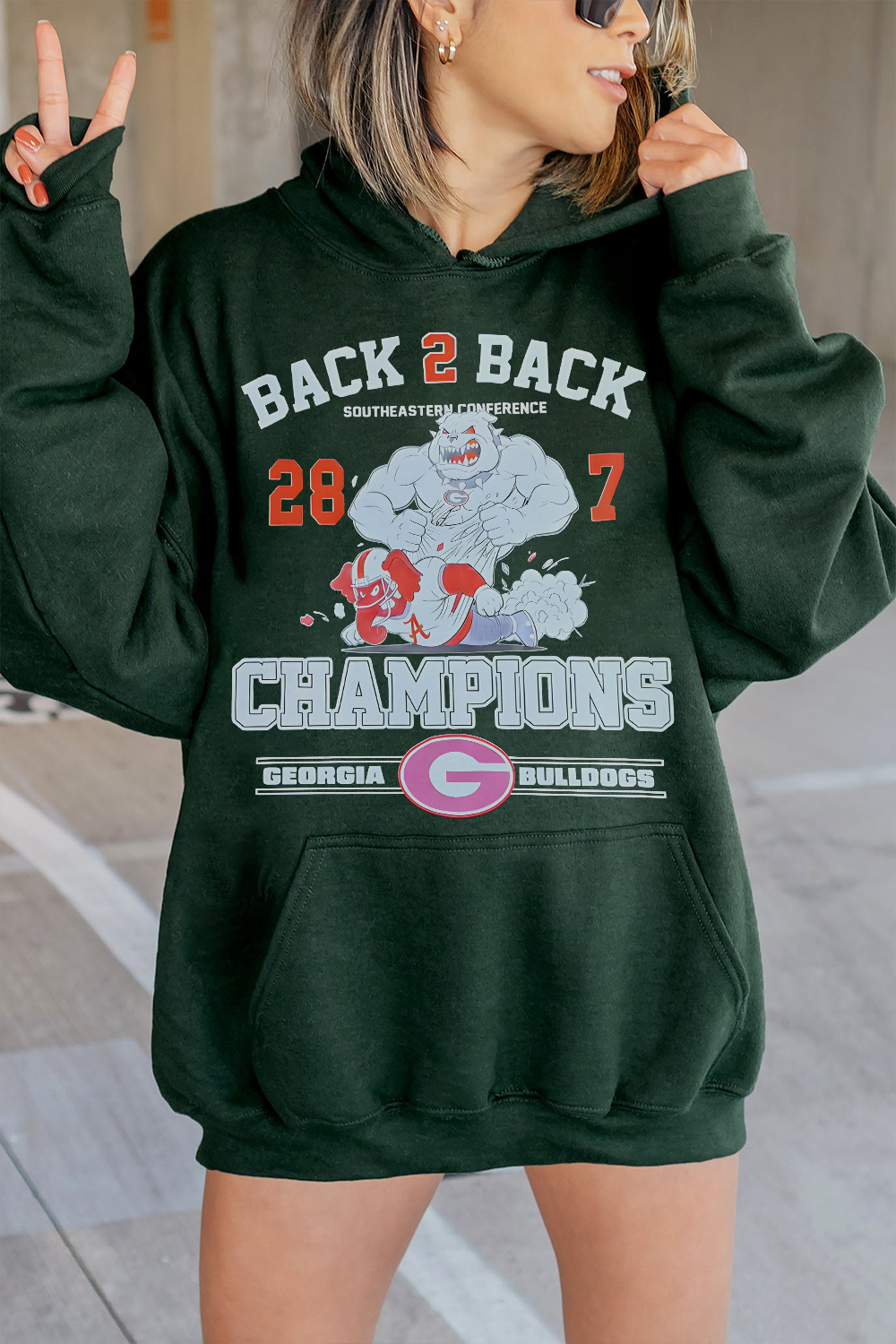 Back 2 Back SEC Champs Women Hoodie