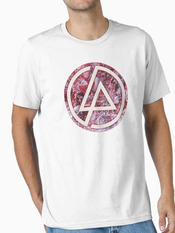 Linkin Park Logo - Pink Rock Classic T-Shirt