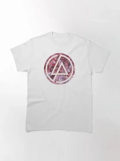 Linkin Park Logo - Pink Rock Classic T-Shirt