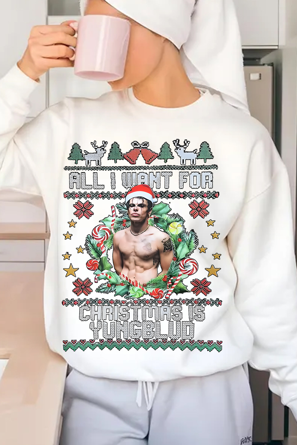 Yungblud Sweatshirt For Christmas