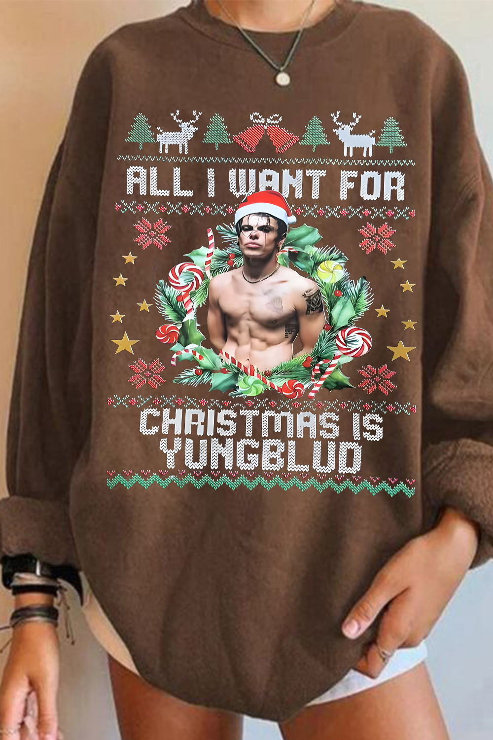 Yungblud Sweatshirt For Christmas