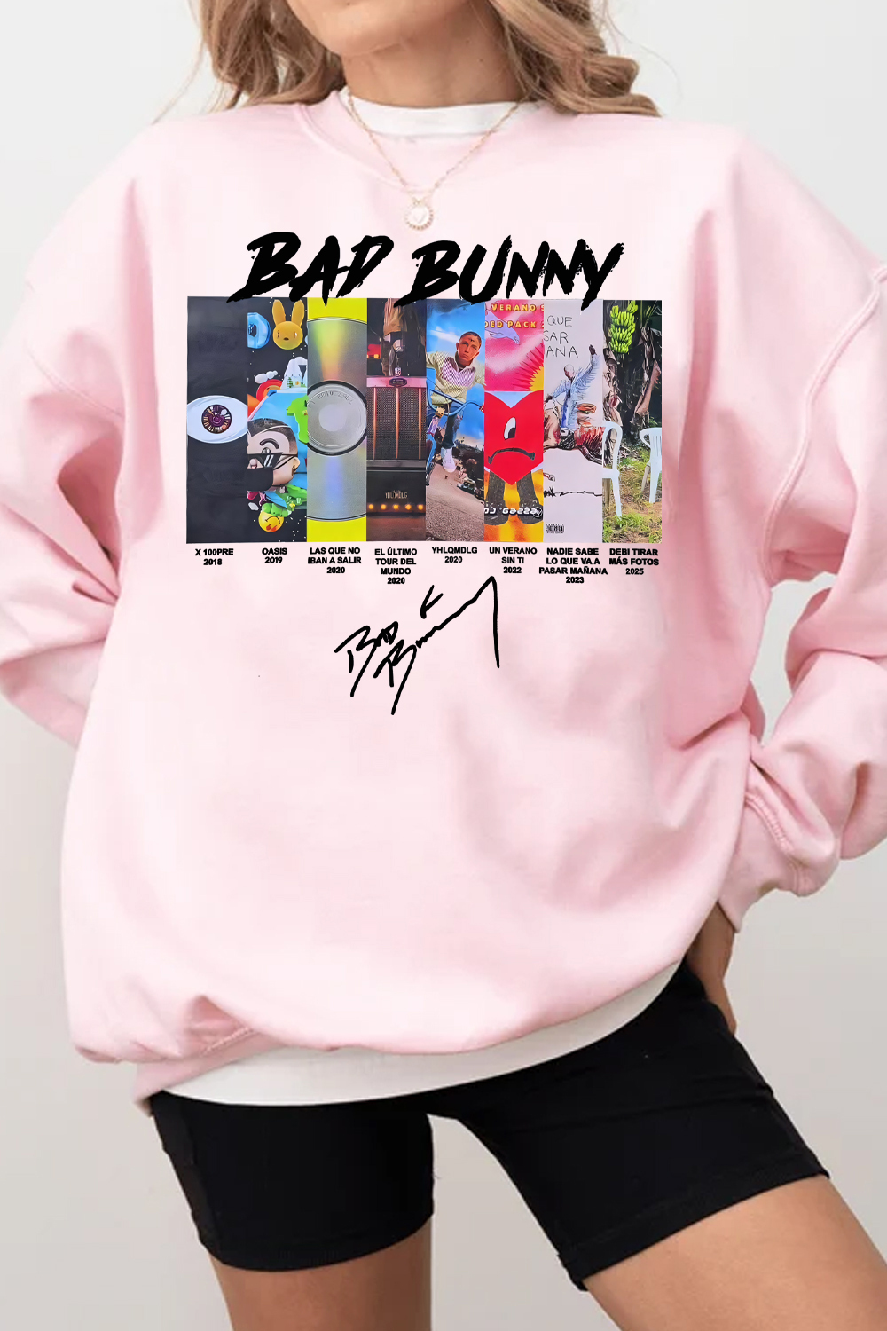 badbunny long sleeve sweatshirt