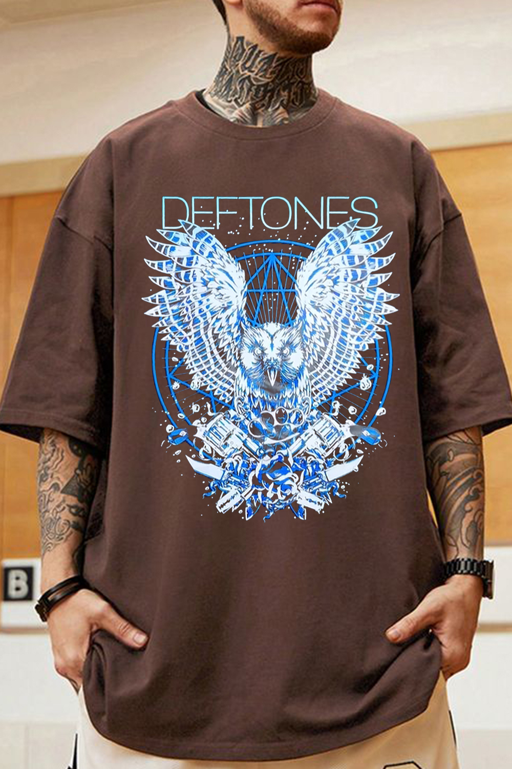 Deftones Band Owl  t-shirt