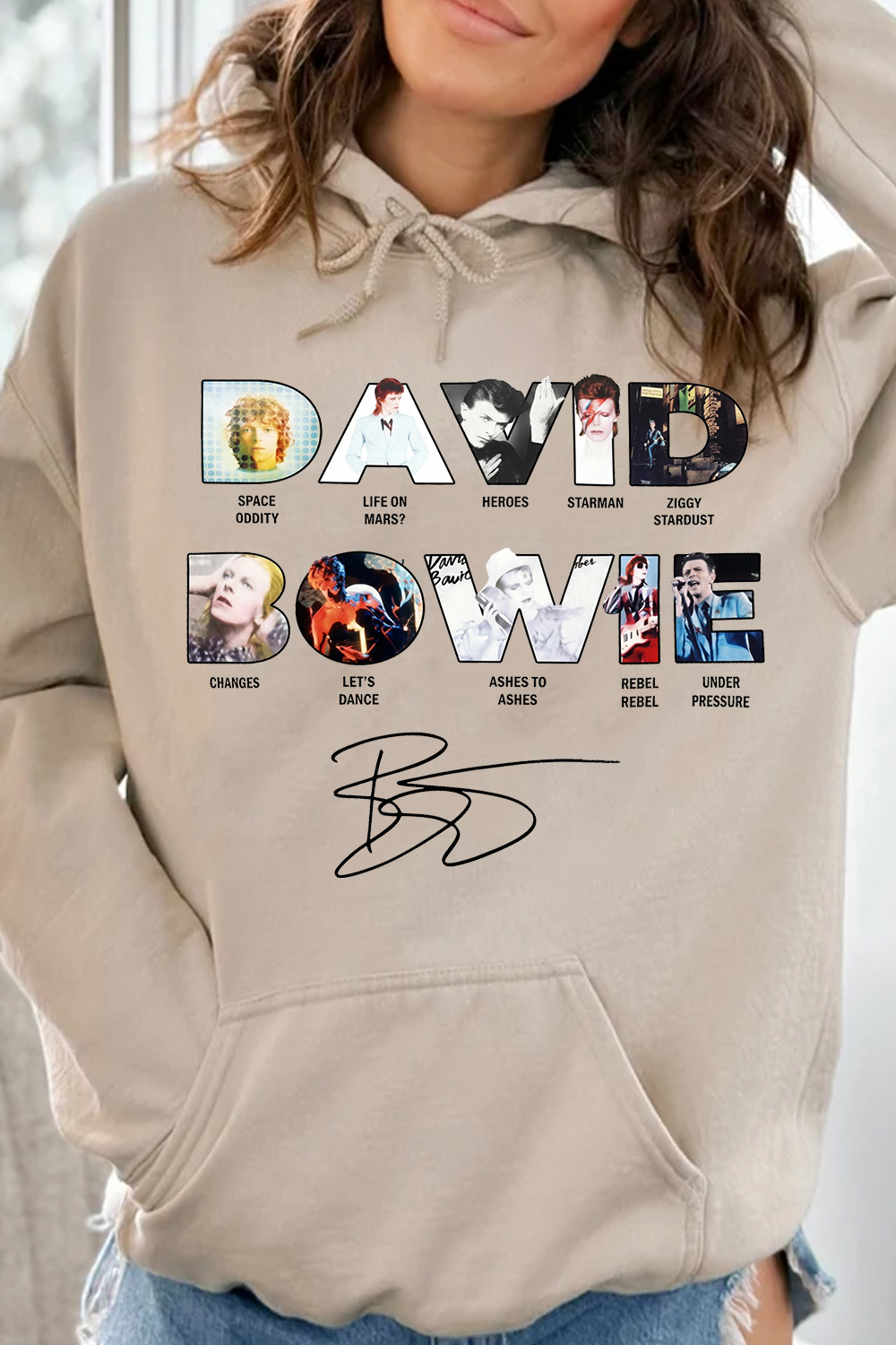 David Bowie Women's Hoodie