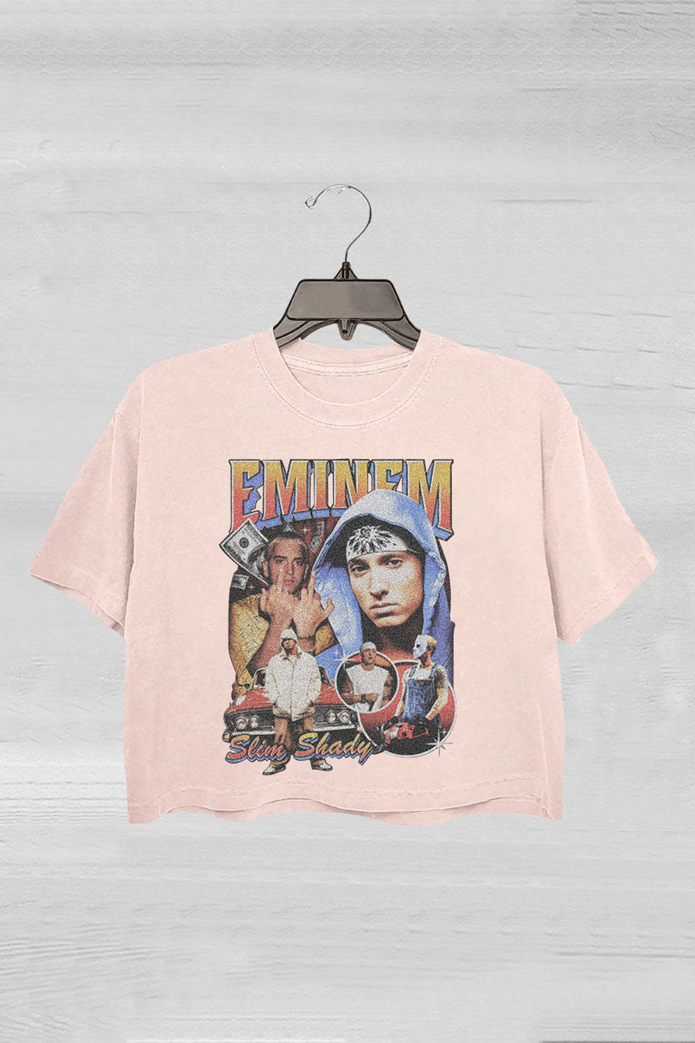Limited Eminem Slim Shady Vintage Crop Tee For Women