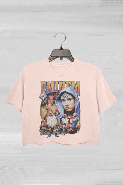Limited Eminem Slim Shady Vintage Crop Tee For Women