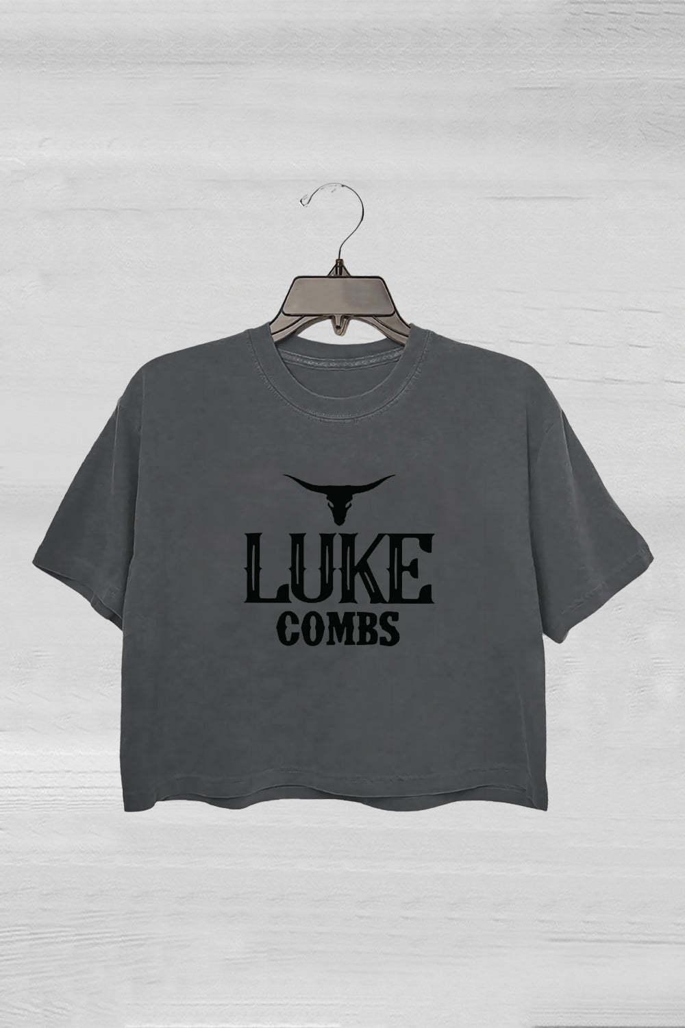 Luke Combs Country Music Cowgirl Crop Tee For Women