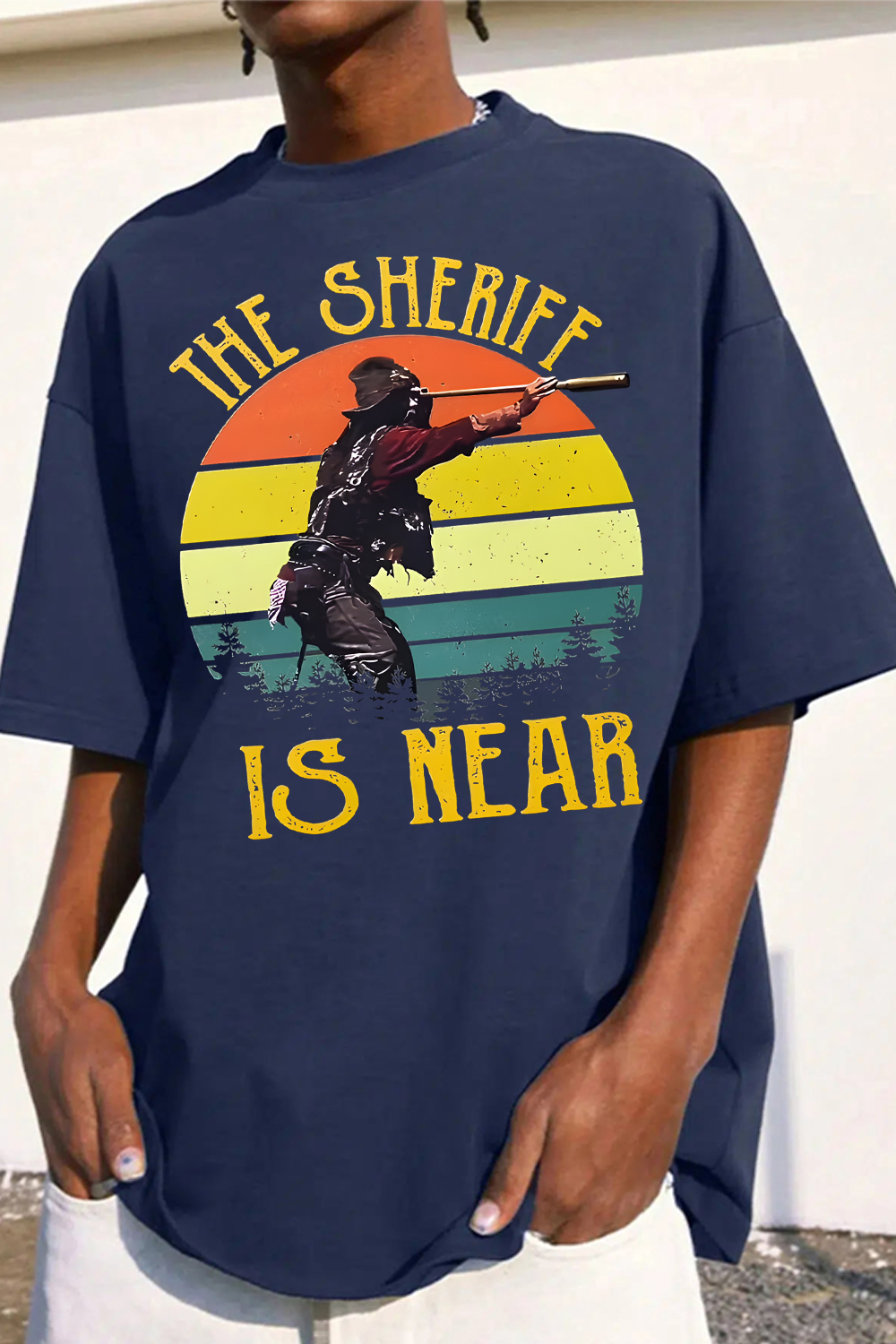 The Sheriff is near  blazingsaddles tee