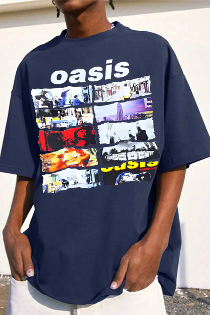 Oasis Unisex T Shirt Definitely Maybe Promo Official Reunion Tour 2025