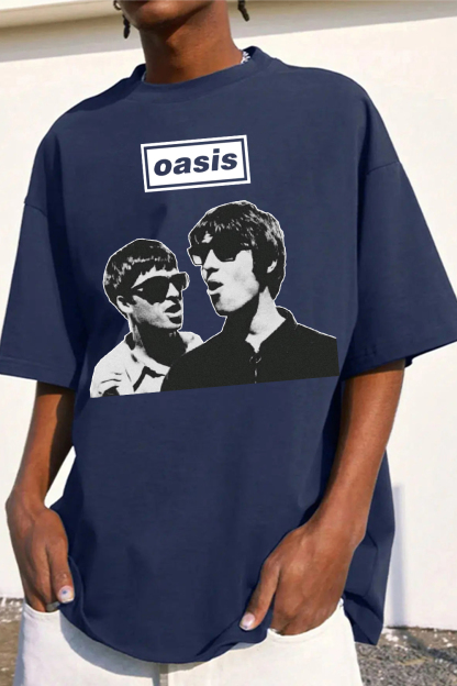 Oasis Unisex T Shirt Definitely Maybe Promo Official Reunion Tour 2025
