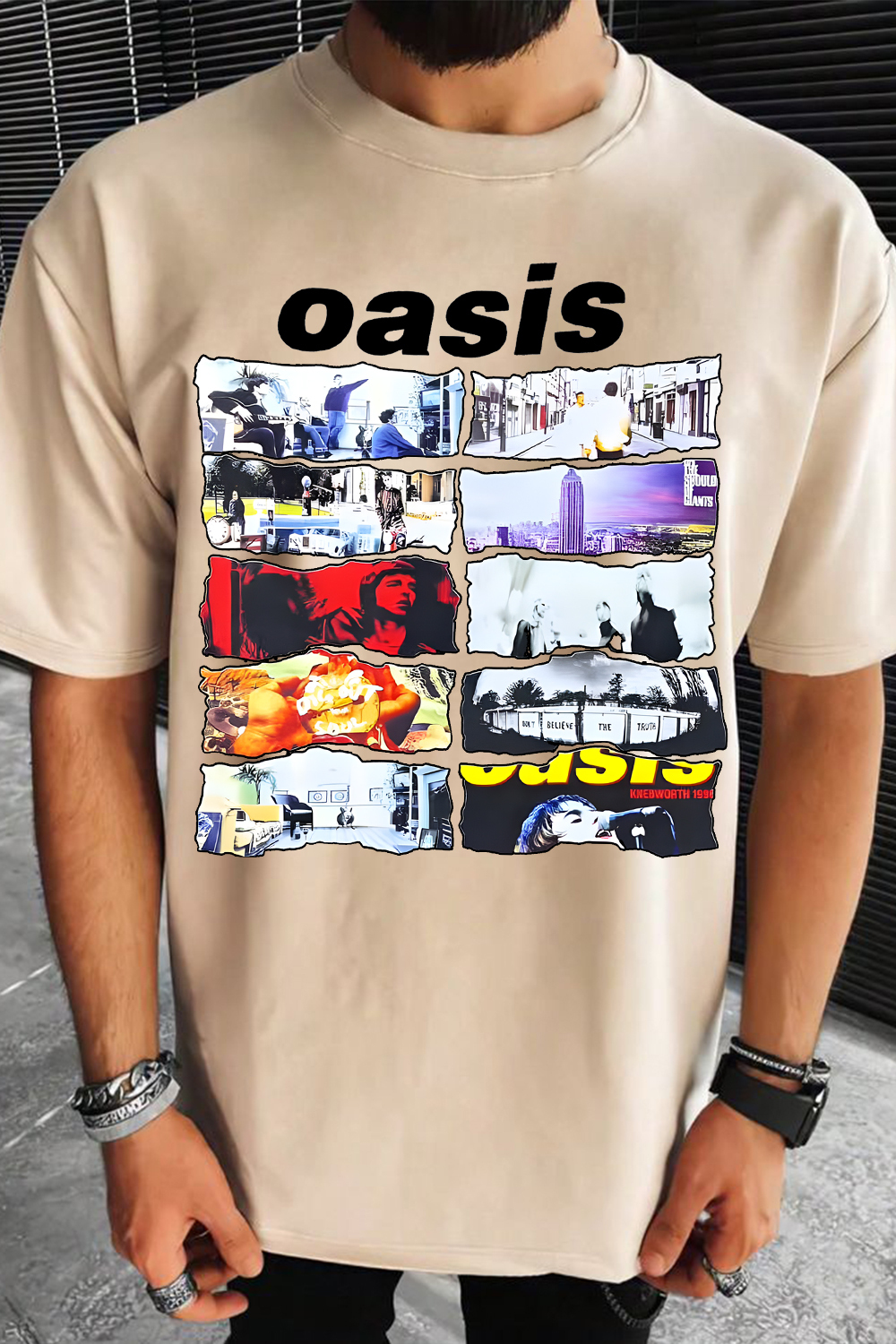 Oasis Unisex T Shirt Definitely Maybe Promo Official Reunion Tour 2025