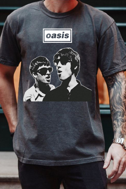 Oasis Unisex T Shirt Definitely Maybe Promo Official Reunion Tour 2025