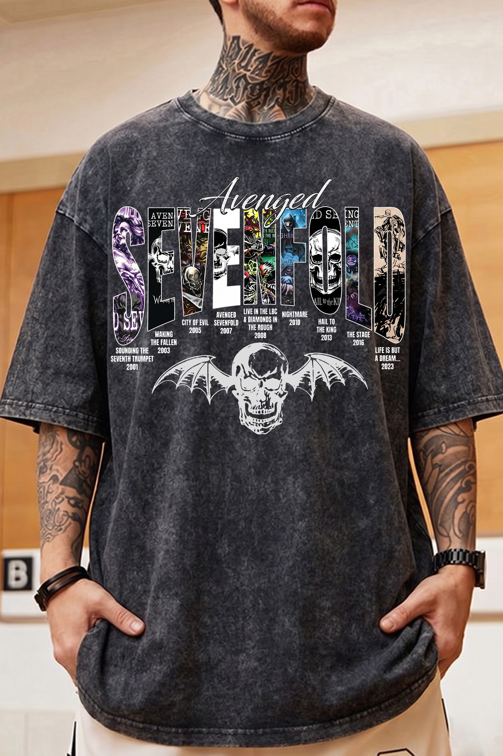 Avenged Sevenfold Washed Cotton Tee