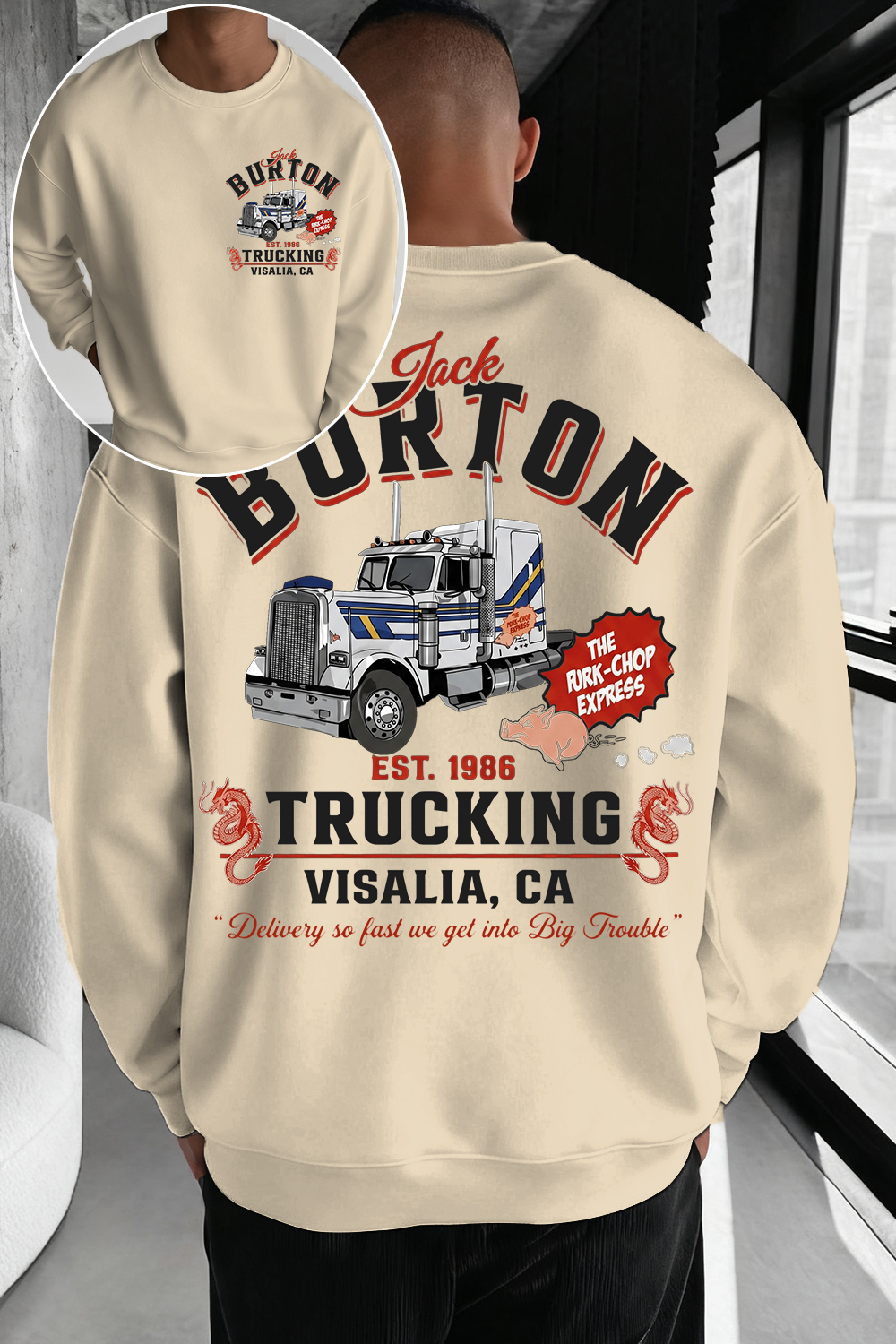 🚛 Jack Burton Fans Sweatshirt