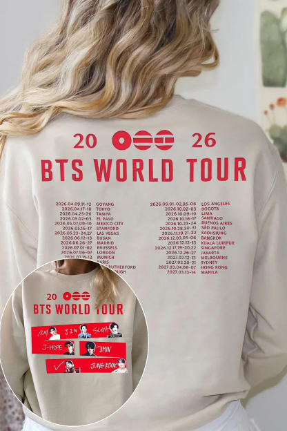 BTS Tour Sweatshirt