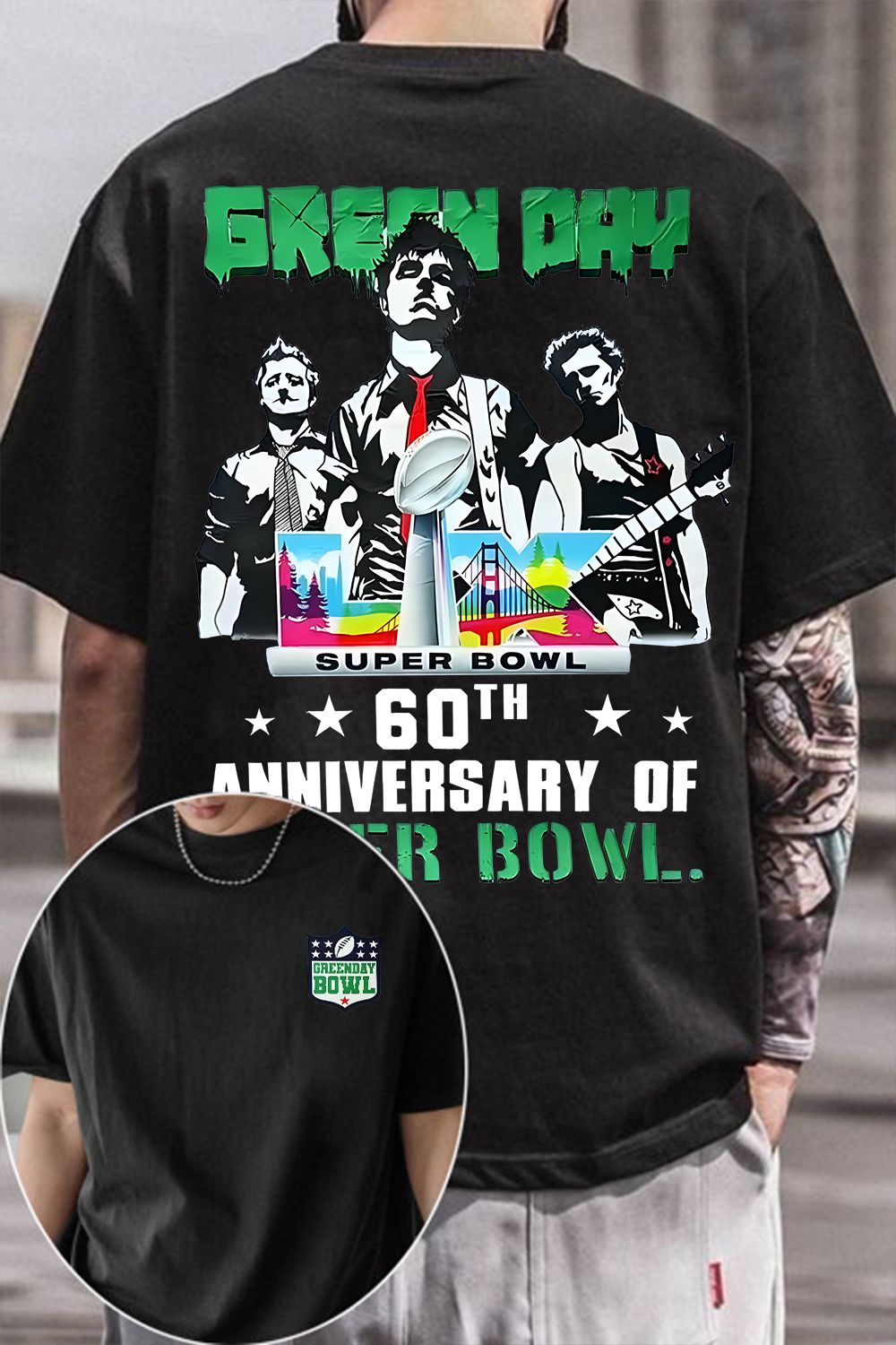 Greenday Music T-Shirt For Men