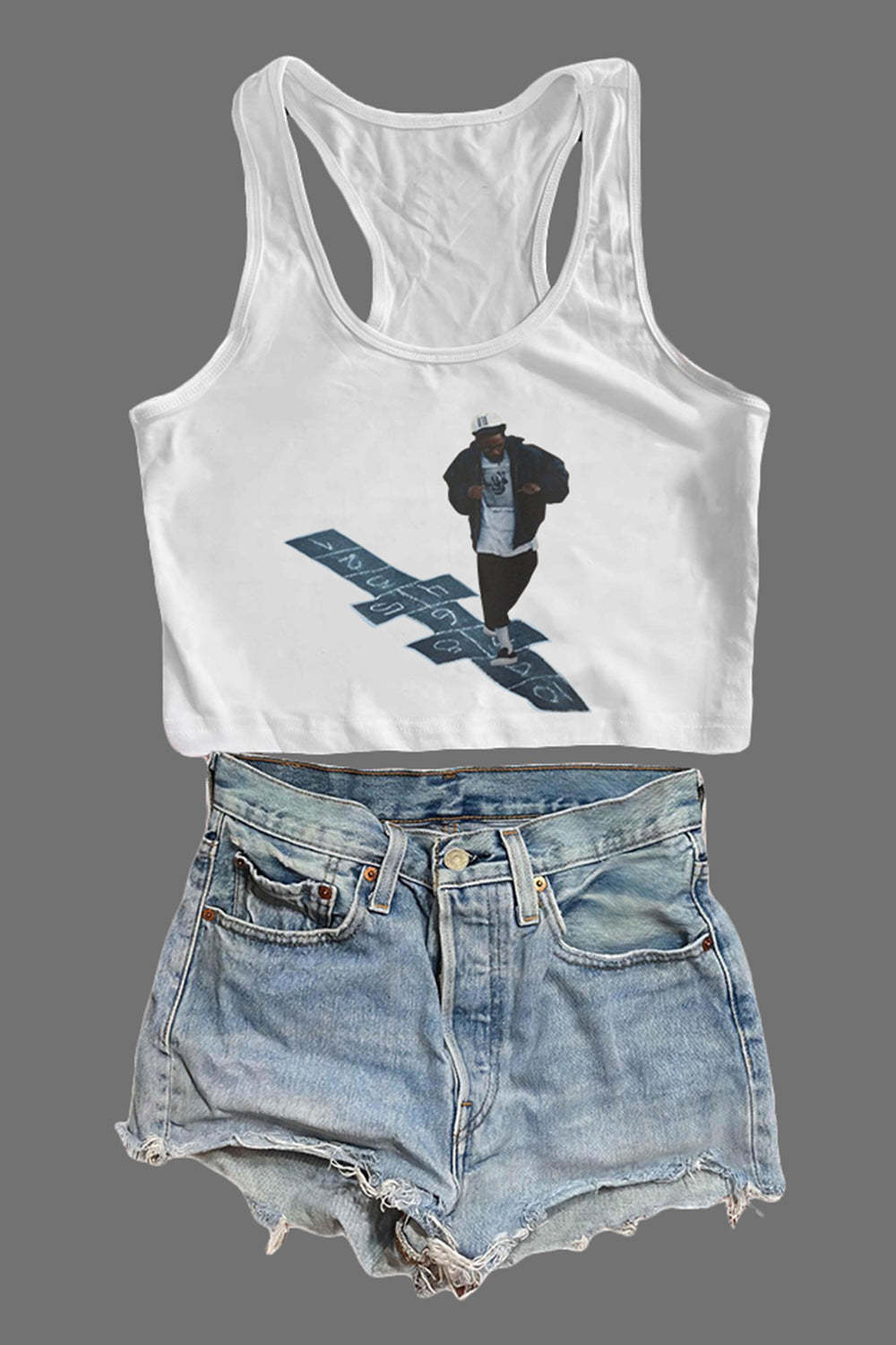 Kendrick Hopscotch Not Like Us Crop Tank For Women