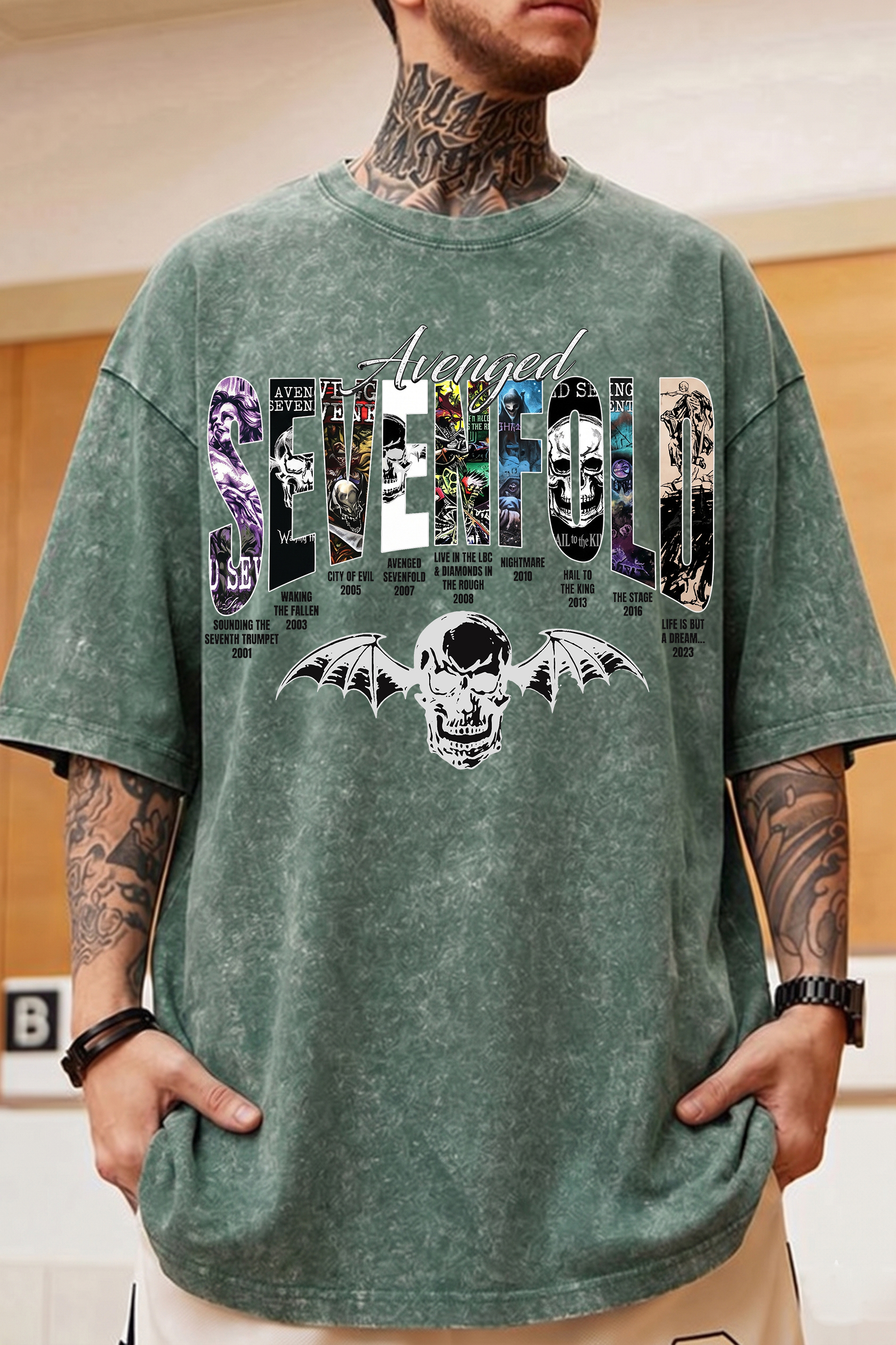 Avenged Sevenfold Washed Cotton Tee
