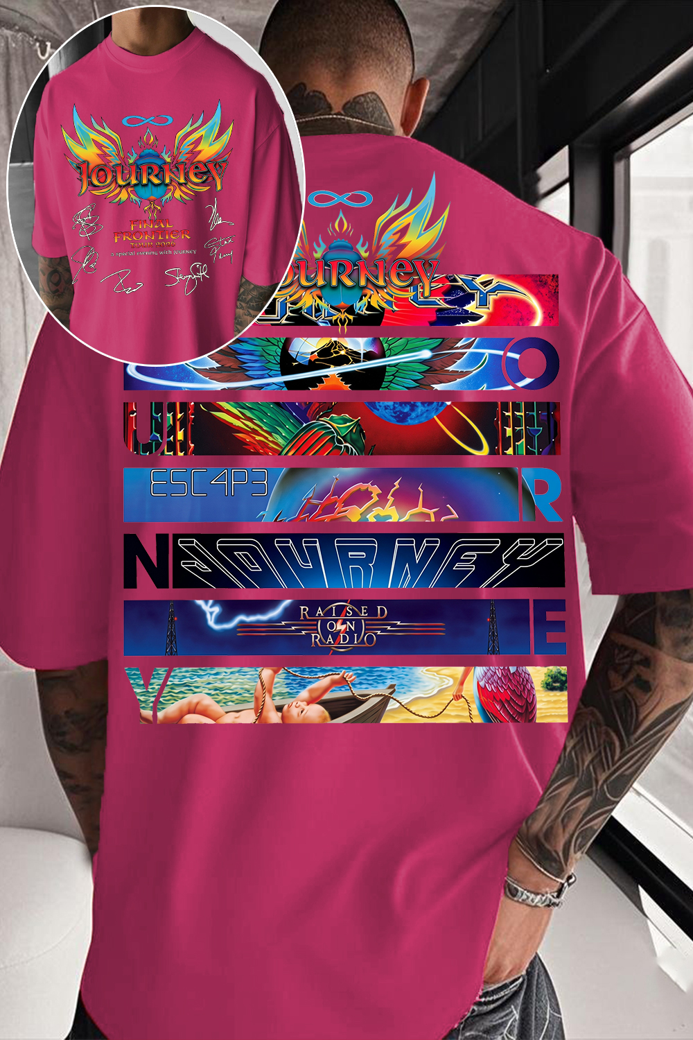 Journey Band Fan Tee