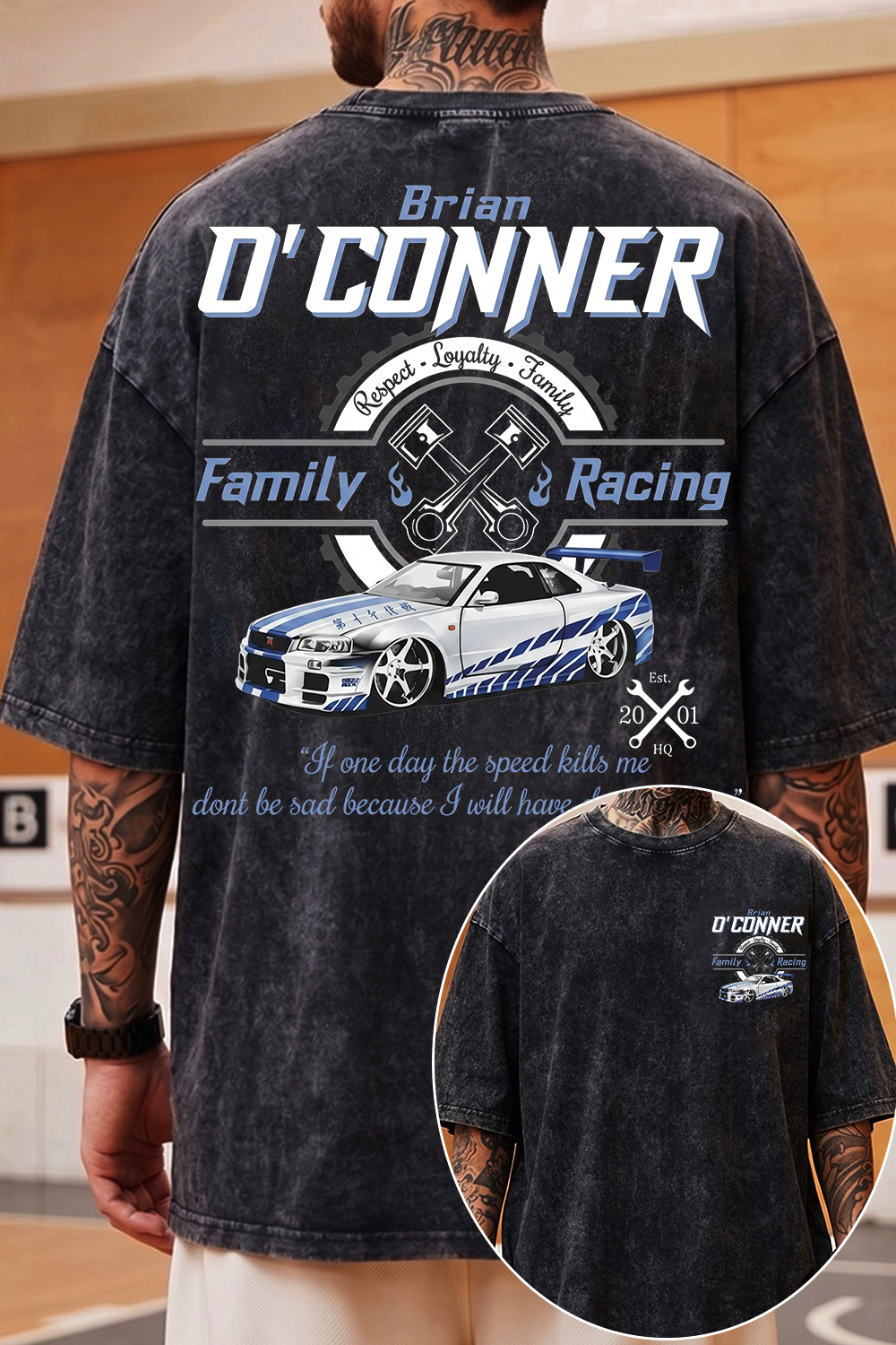 Fast And Furious 7 Washed Cotton Shirt