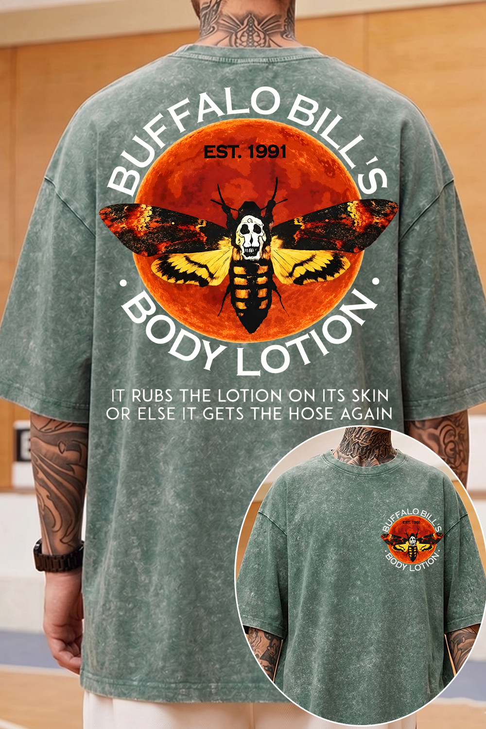 The Silence of the Lambs Movie Washed Cotton Shirt