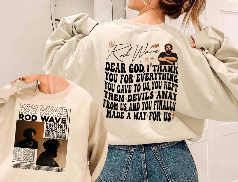 Long Journey Lyrics 2 Sides Rod Wave SweatShirt