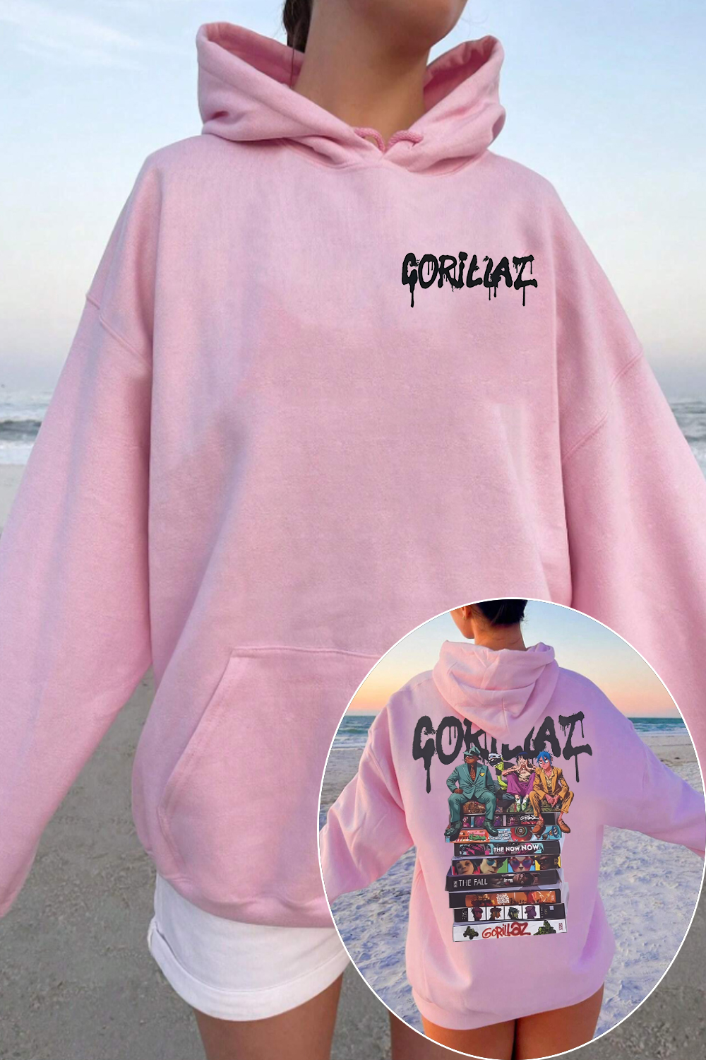 Gorillaz Hoodie For Women