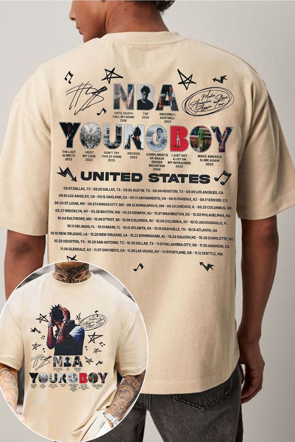 nbayoungboy cool shirt