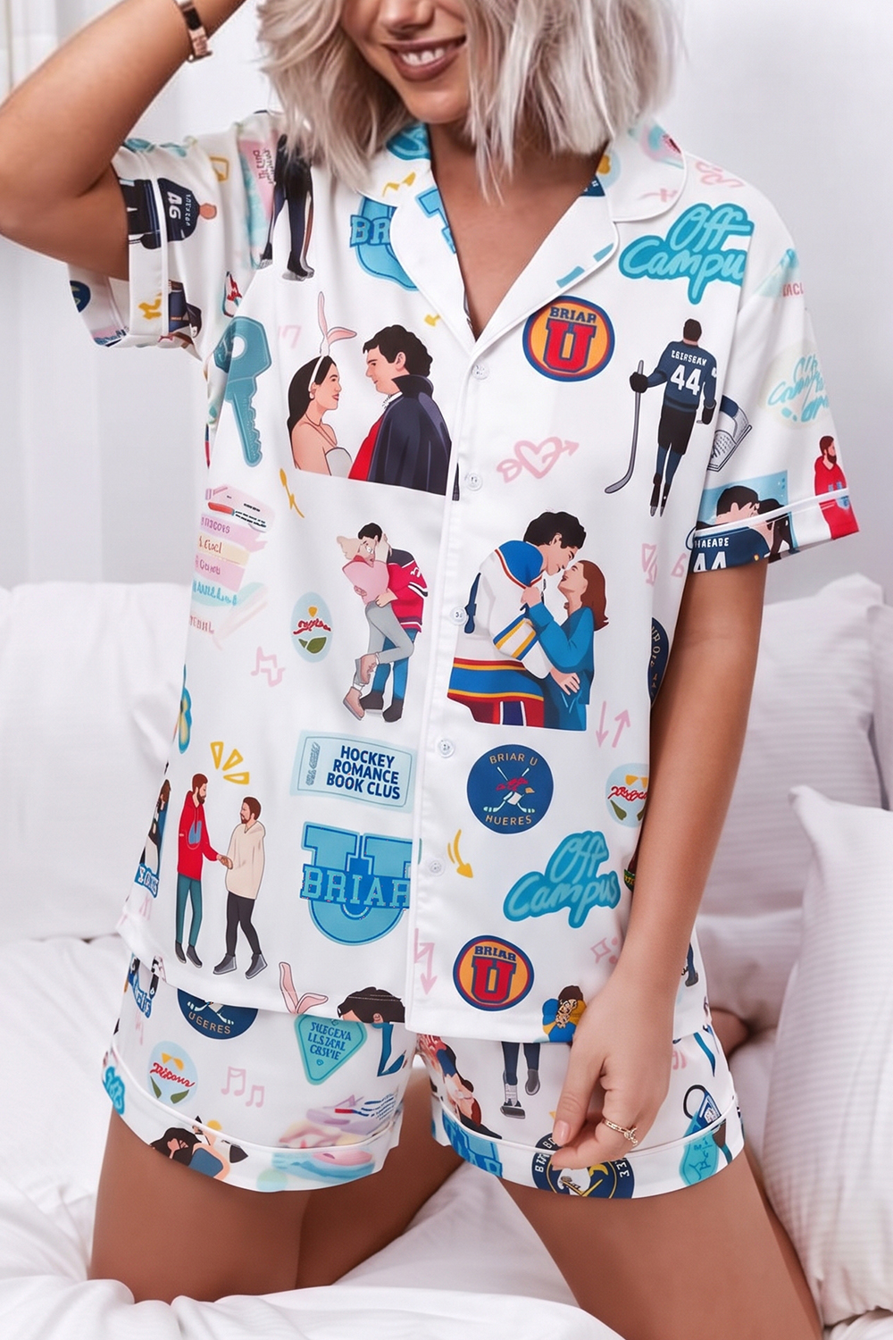 Briar University Hockey Team Pajama Set😍