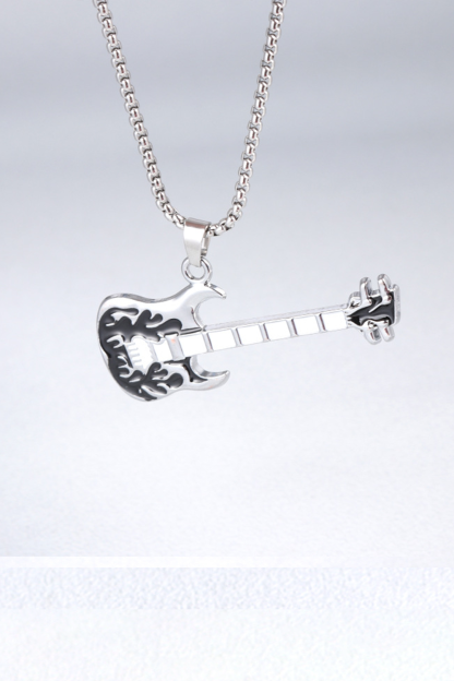 Punk Rock Pick Guitar Necklace