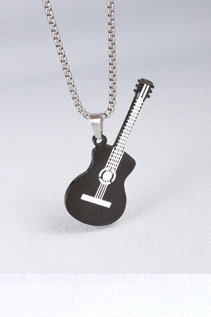 Punk Rock Pick Guitar Necklace