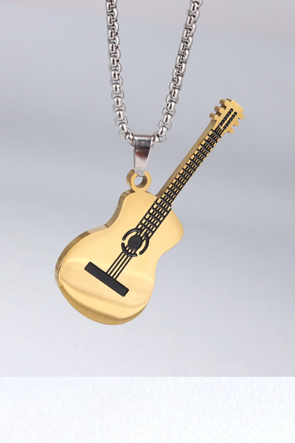 Punk Rock Pick Guitar Necklace