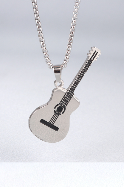 Punk Rock Pick Guitar Necklace