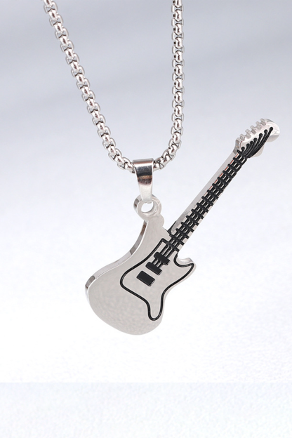 Punk Rock Pick Guitar Necklace