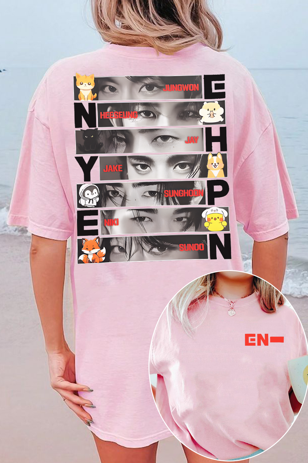 Enhypen 2-Side Fans Shirt