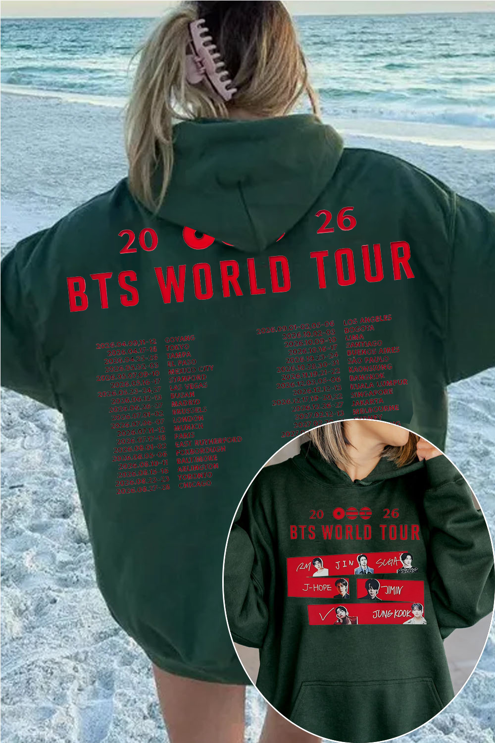 BTS Tour Hoodie