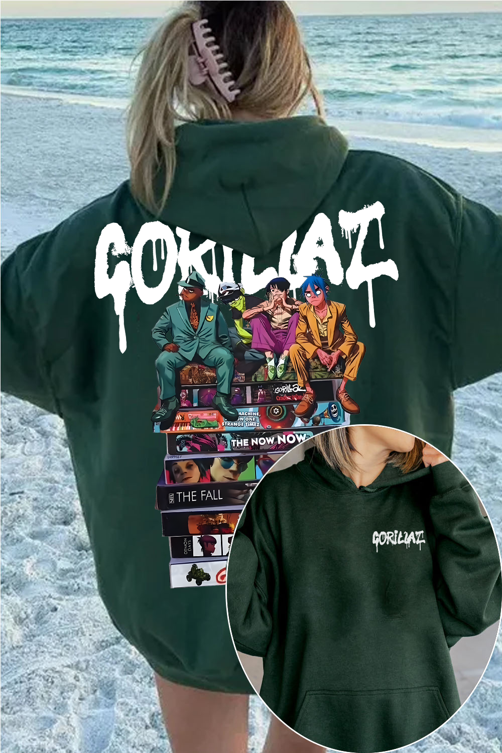 Gorillaz Hoodie For Women