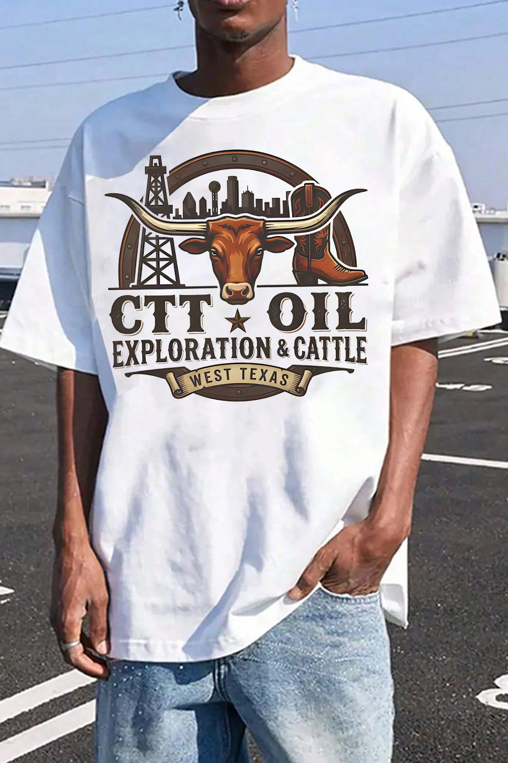 CTT Oil Exploration Cattle Shirt