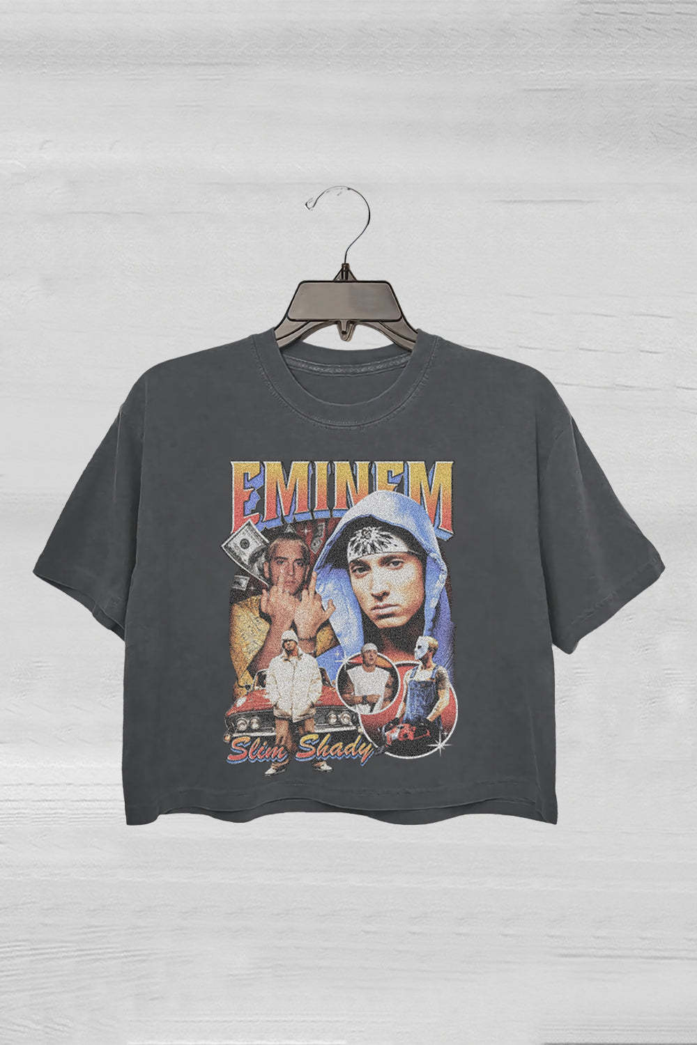 Limited Eminem Slim Shady Vintage Crop Tee For Women