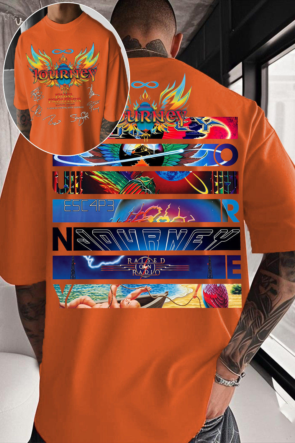 Journey Band Fan Tee